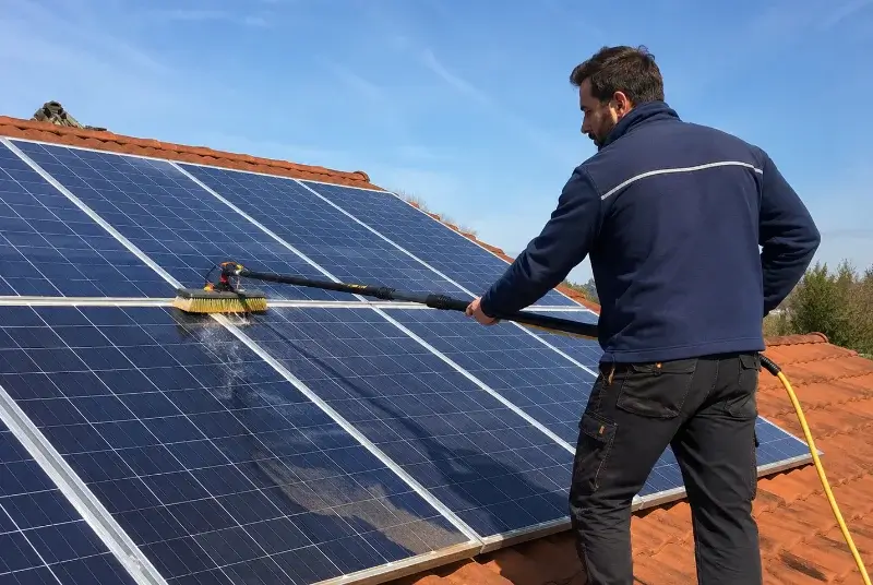 Nettoyage et entretien de panneaux solaires à Palaja